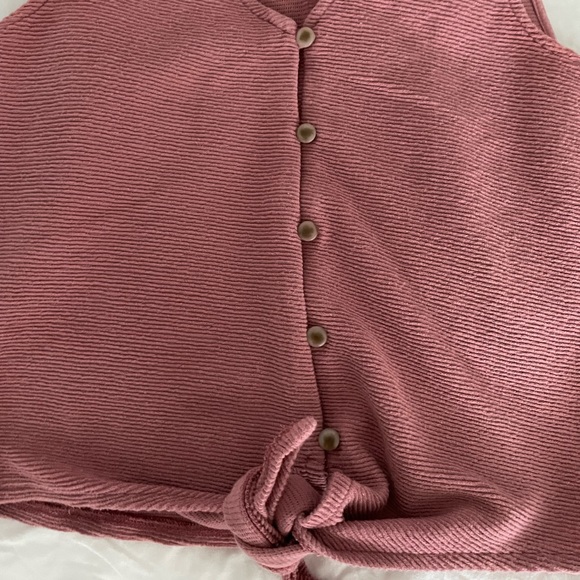 Madewell Cropped Button Up Tank - Picture 3 of 3